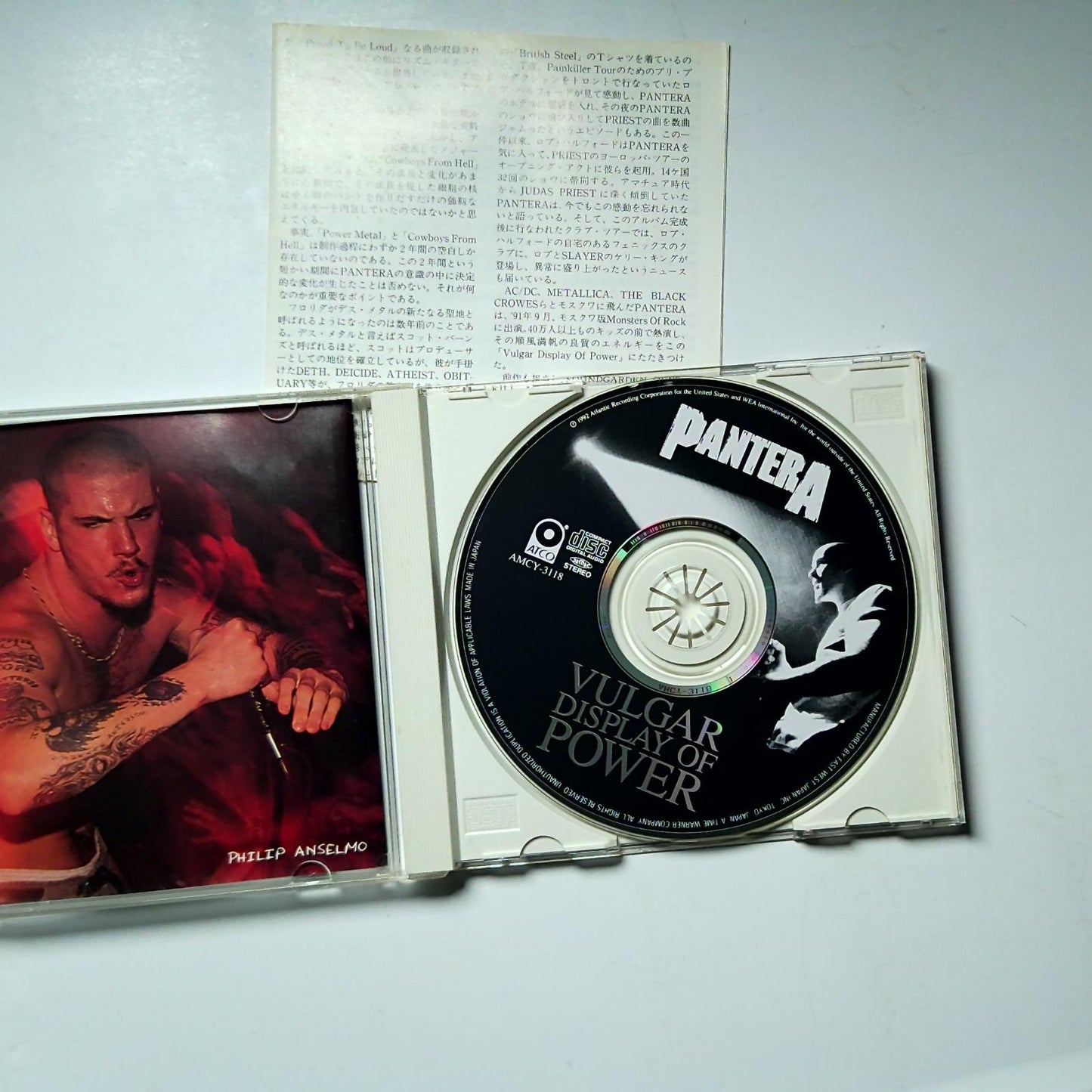 Pantera – Vulgar Display Of Power (CD, 1997) Japan AMCY-3118