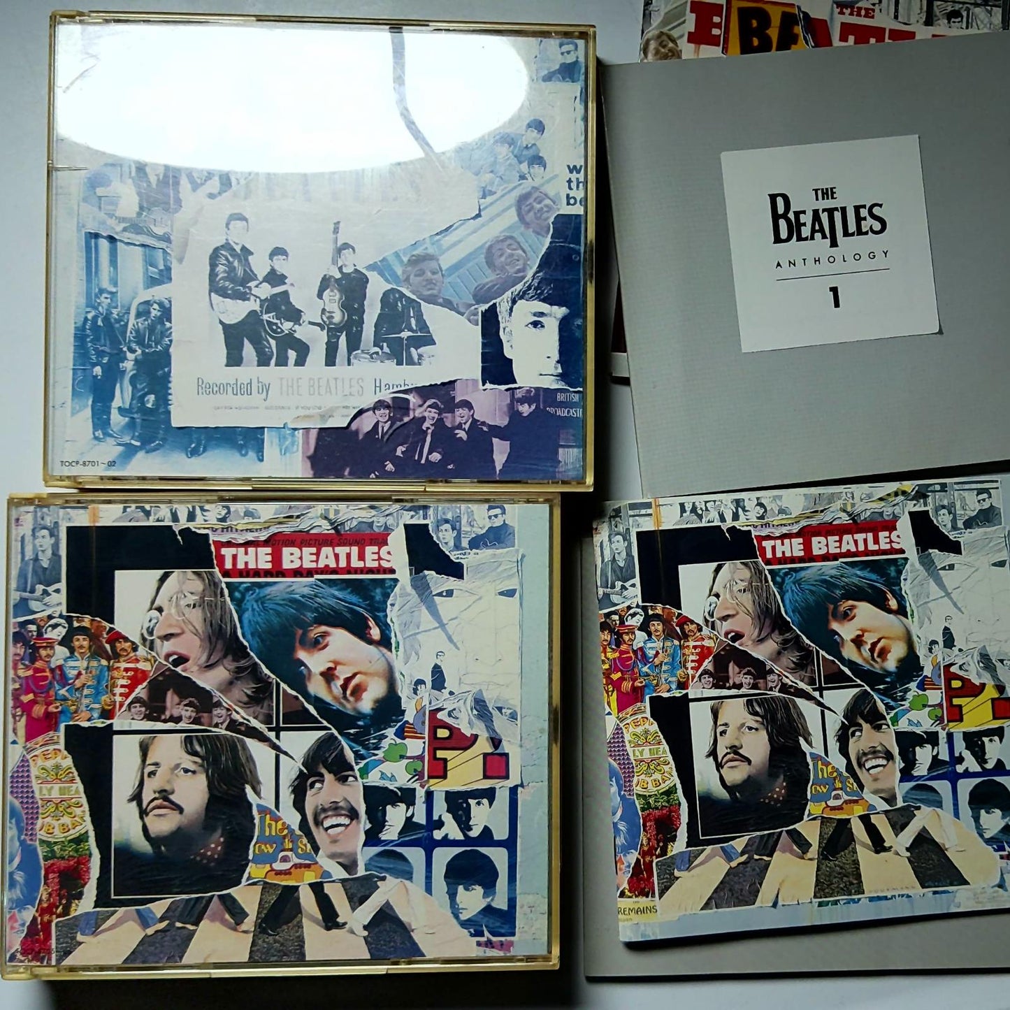 The Beatles – Anthology 1 & 3 (CD, 1995, 4-Disc) Japan TOCP 8701-02 TOCP-8706