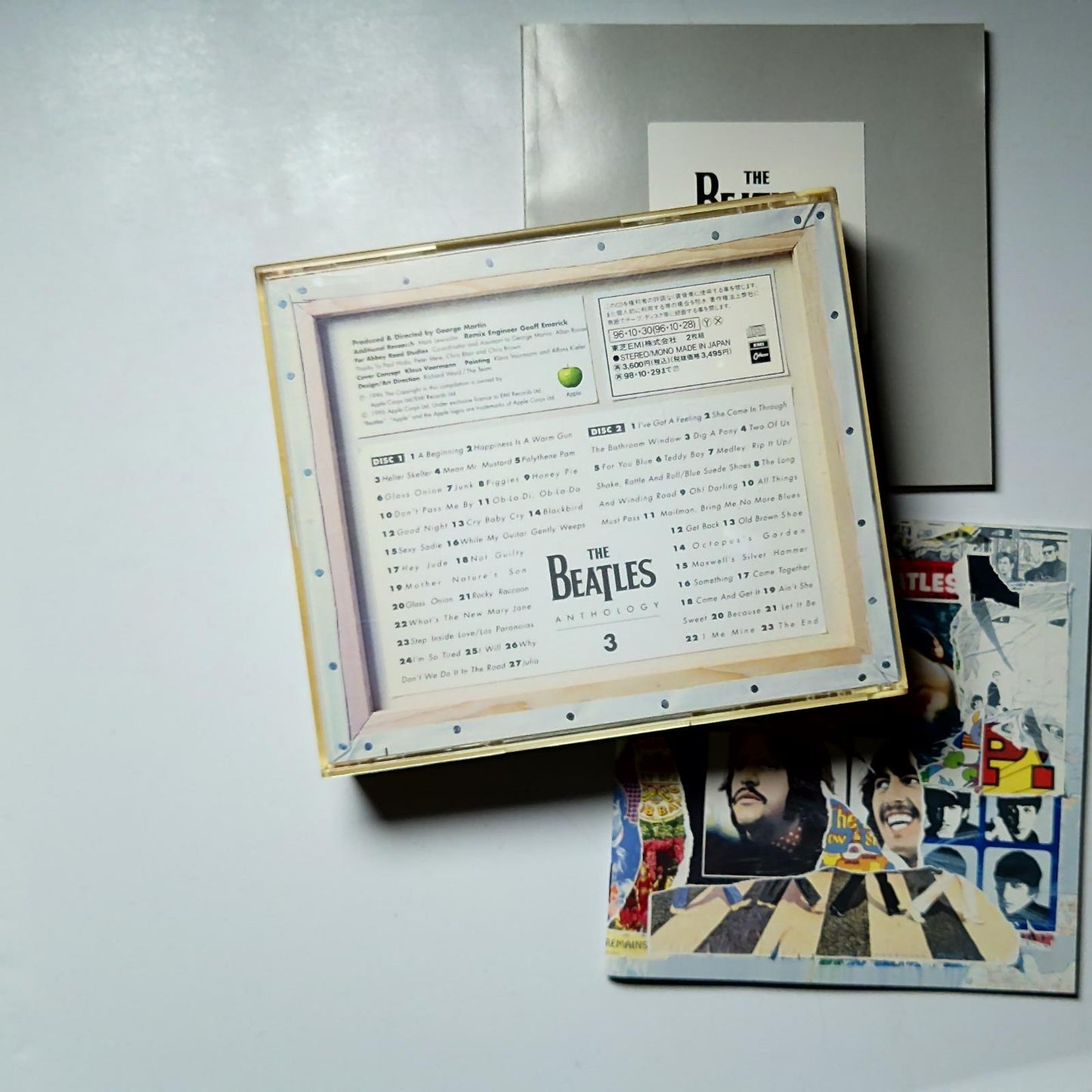 The Beatles – Anthology 1 & 3 (CD, 1995, 4-Disc) Japan TOCP 8701-02 TOCP-8706