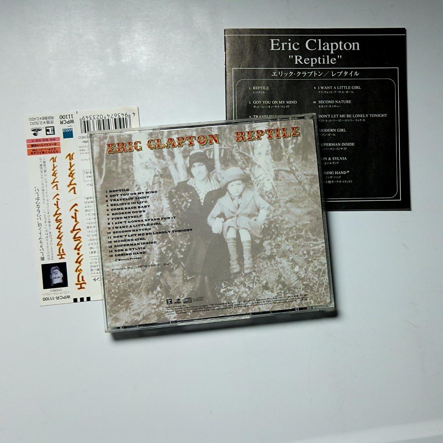 Eric Clapton – Reptile (CD, HDCD, 2001) Japan Bonus Track Obi WPCR-11100