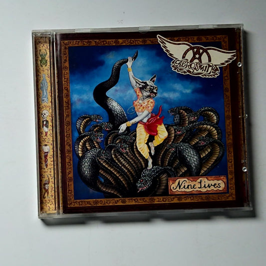 Aerosmith – Nine Lives (CD, 1997)  Europe COL 485020 2
