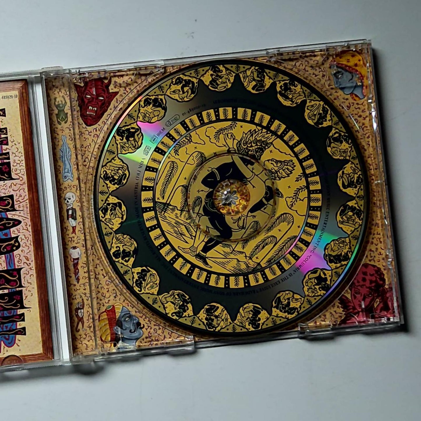 Aerosmith – Nine Lives (CD, 1997) Europe COL 485020 2