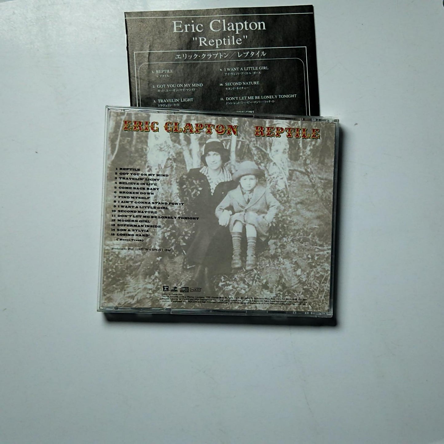 Eric Clapton – Reptile (CD, 2001) Japan Bonus Track WPCR-11100