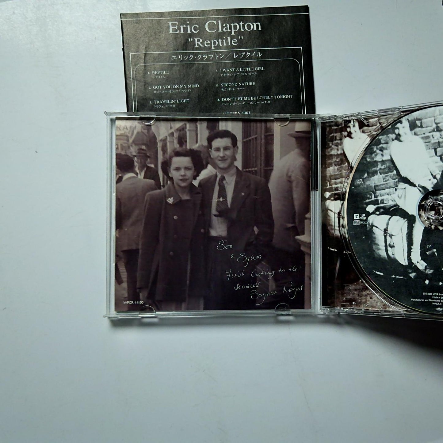 Eric Clapton – Reptile (CD, 2001) Japan Bonus Track WPCR-11100