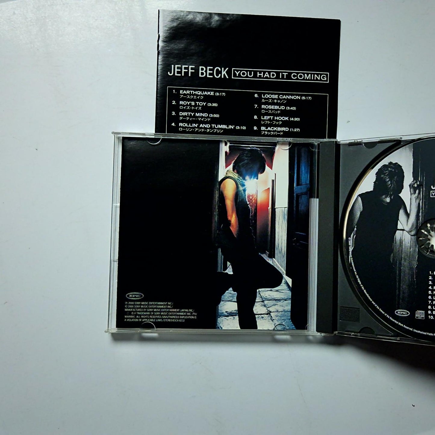Jeff Beck – You Had It Coming (CD, 2000) Japan ESCA 8232