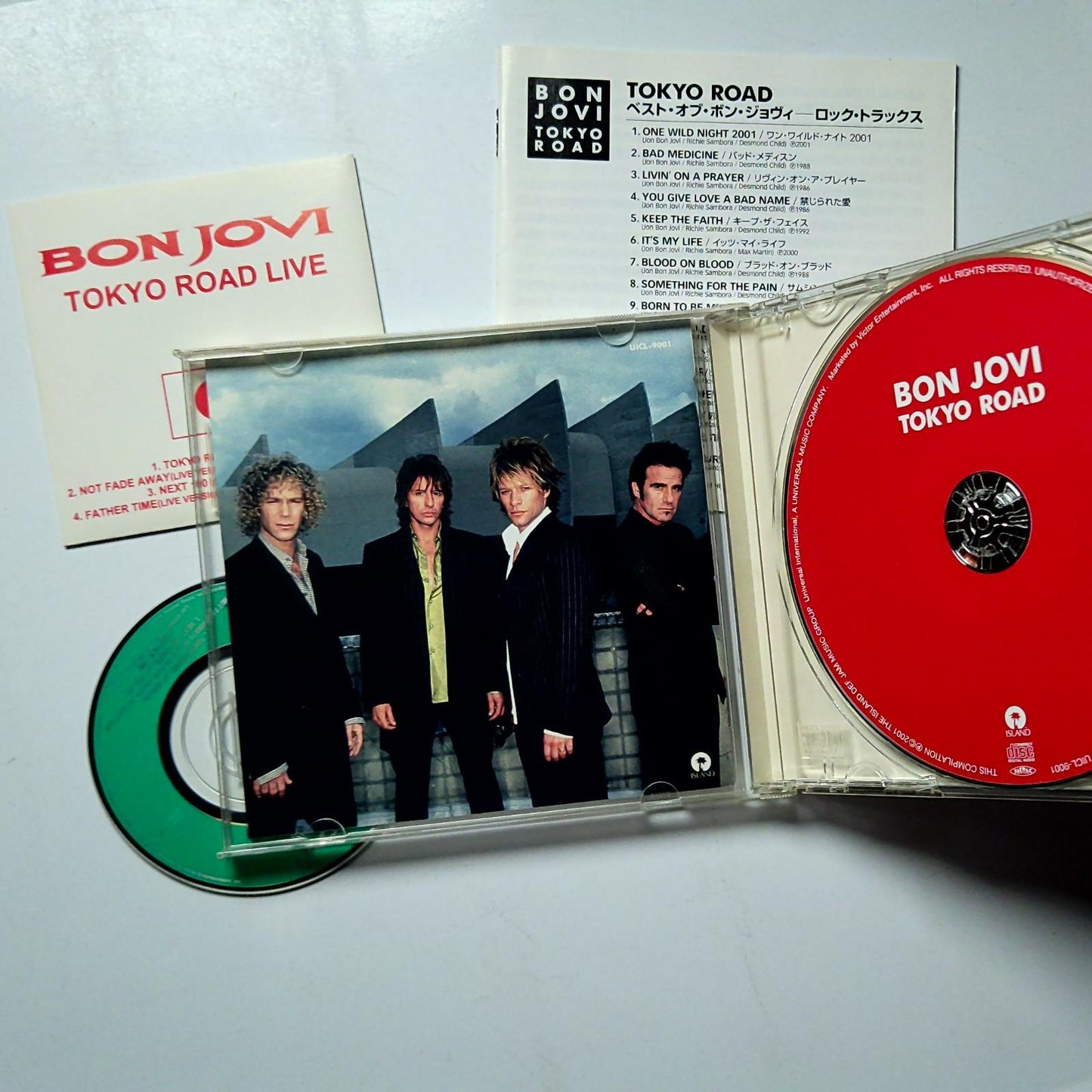 Bon Jovi – Tokyo Road (CD + Mini CD, 2001) Japan  UICL 9001