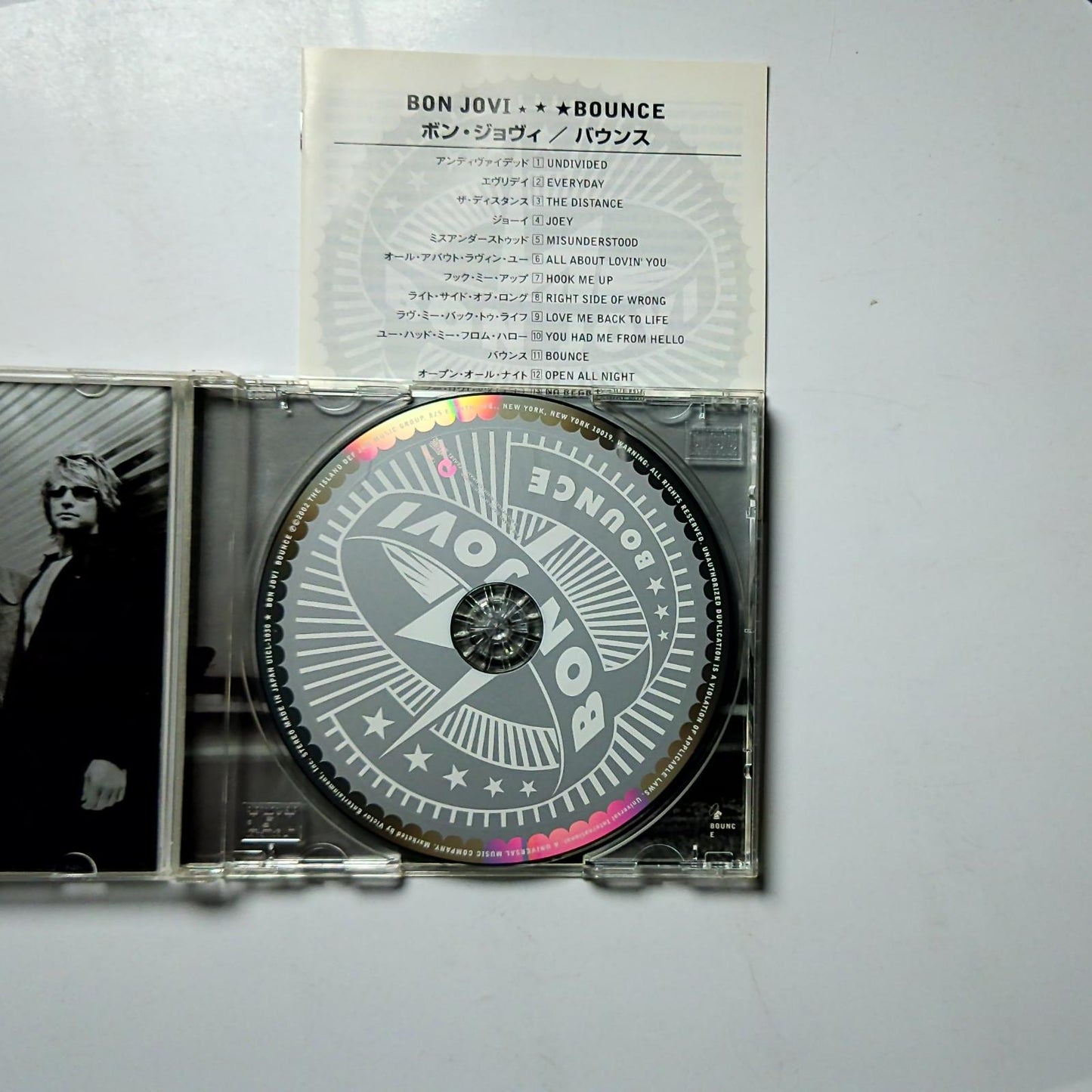 Bon Jovi – Bounce (CD, 2002) Japan Bonus Track UICL-1030