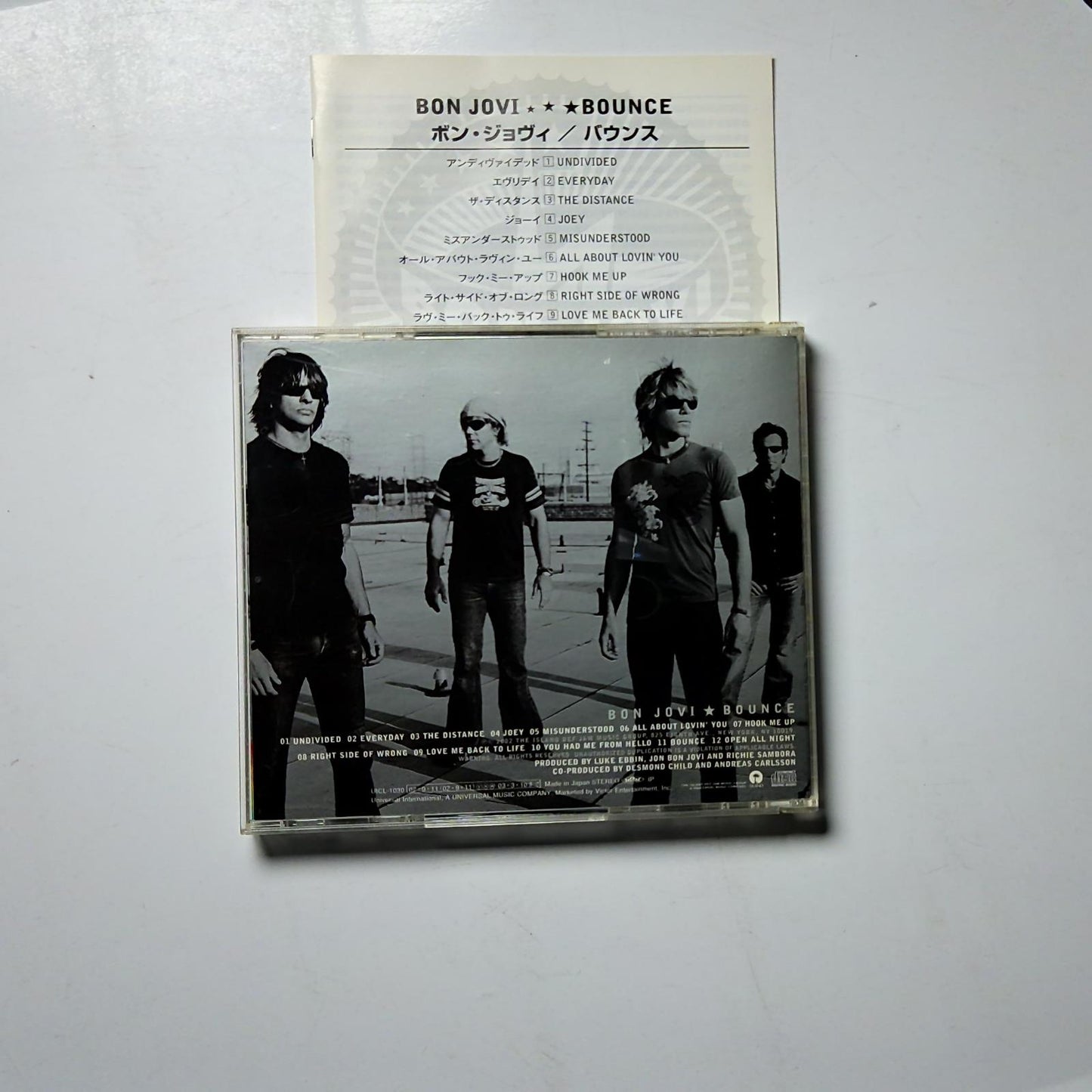 Bon Jovi – Bounce (CD, 2002) Japan Bonus Track UICL-1030