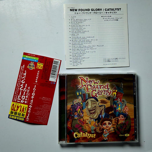 New Found Glory – Catalyst (CD, 2004) Japan Bonus Track Obi UICY-90217