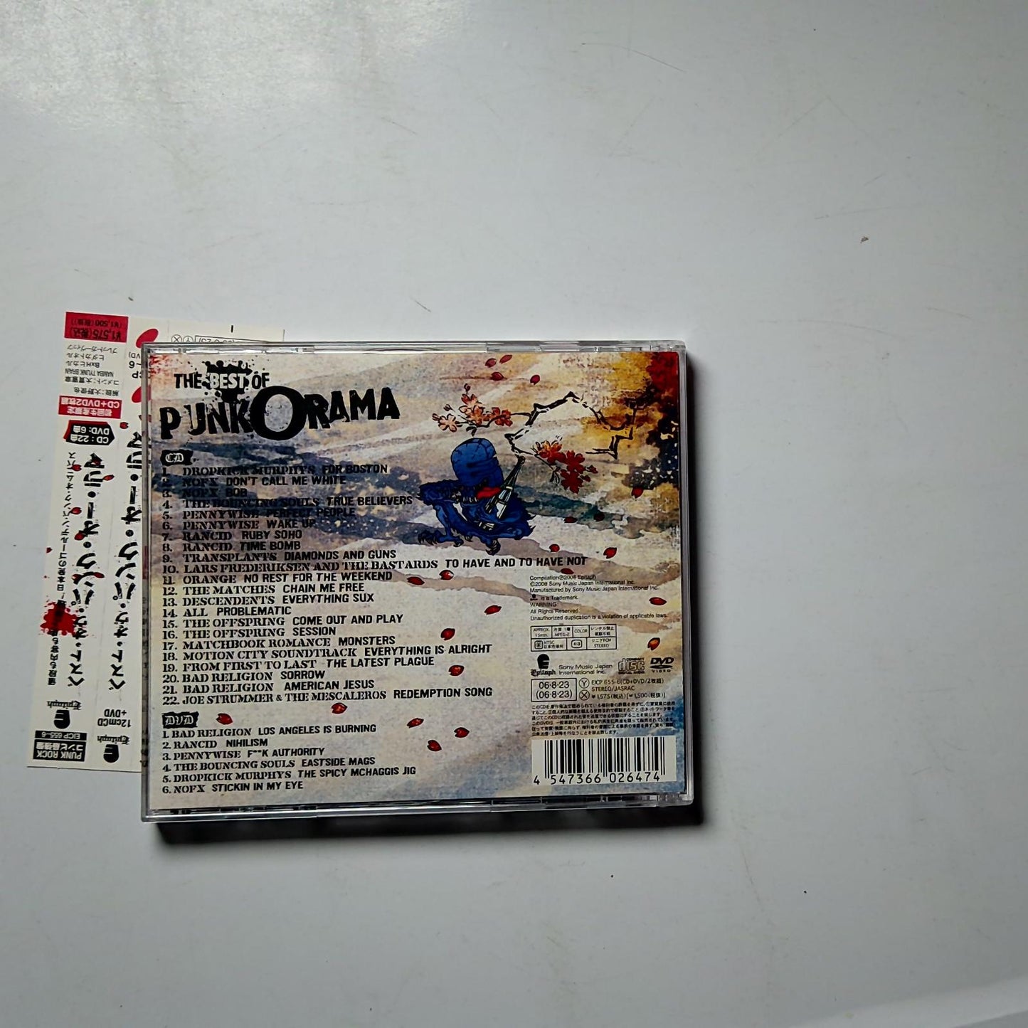 Various – The Best Of Punkorama (CD + DVD, 2006) Japan Obi EICP-655