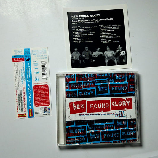 New Found Glory – From The Screen To Your Stereo Part II (CD, 2007) Japan obi
