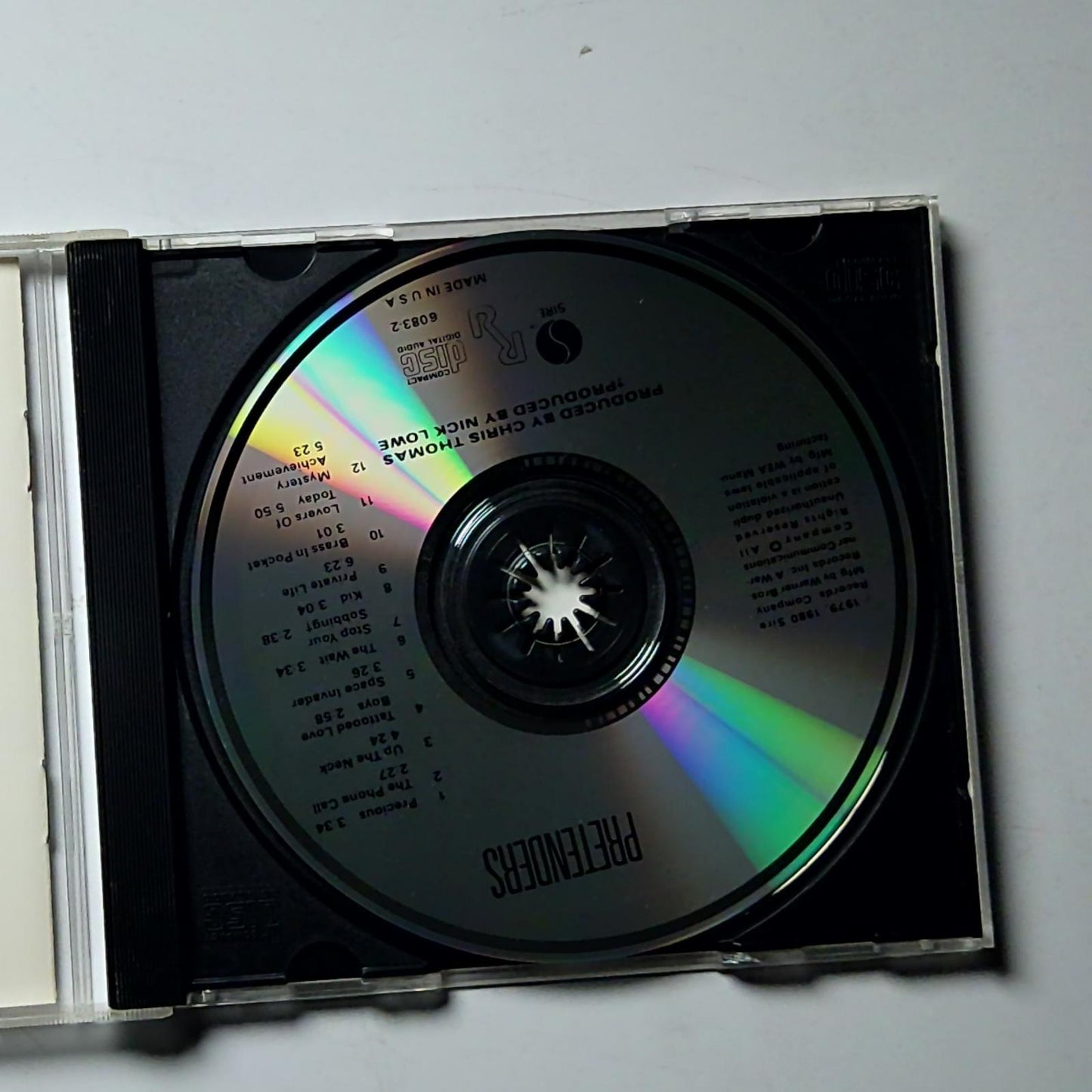 The Pretenders – Pretenders (CD, 1990) US 6083-2