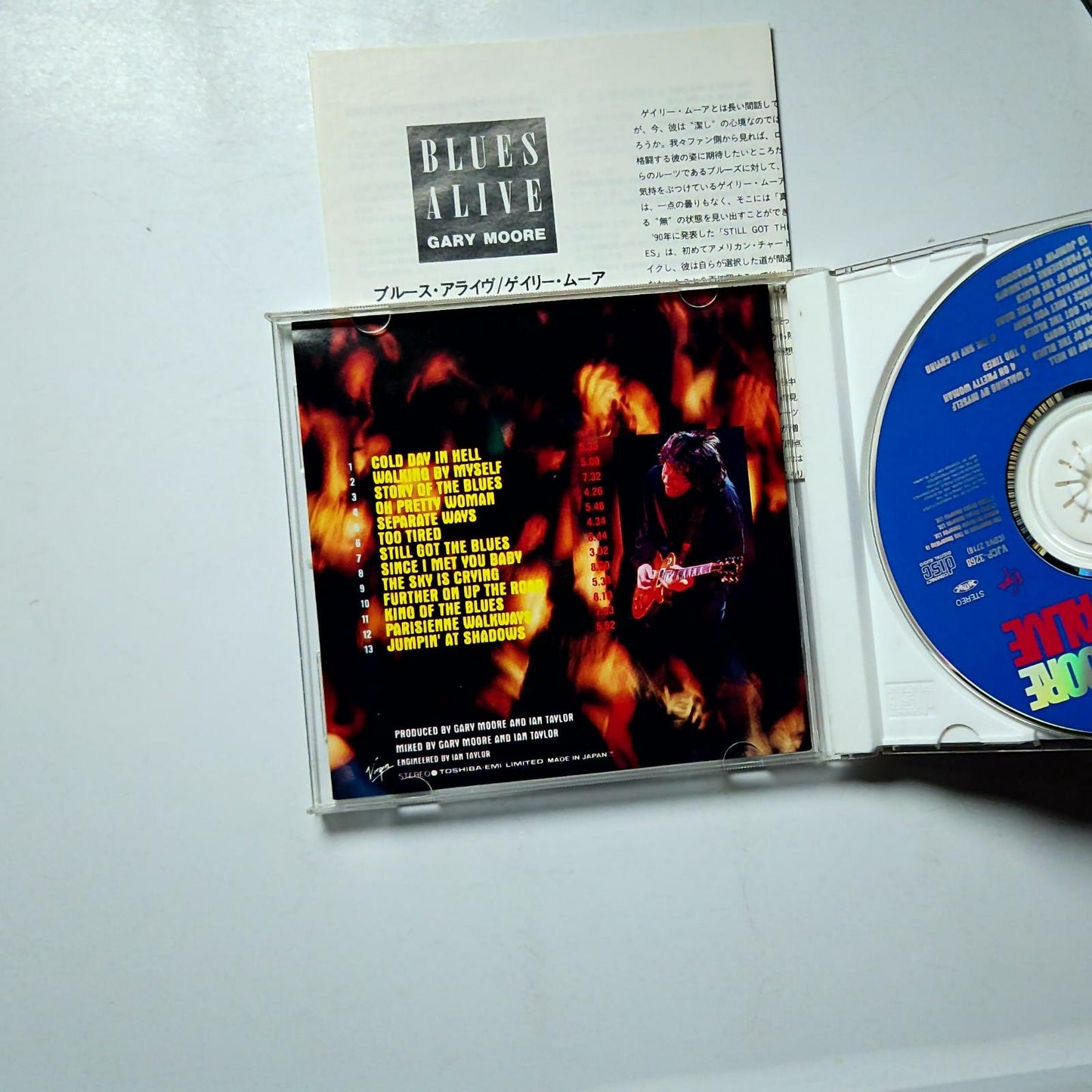 Gary Moore – Blues Alive (CD, 1993) Japan VJCP-28164