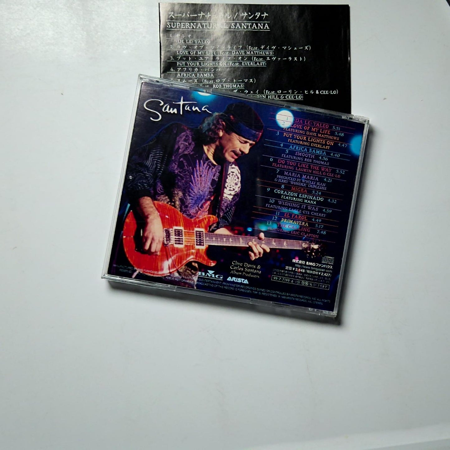 Santana – Supernatural (CD, 1999) Japan BVCA-21027