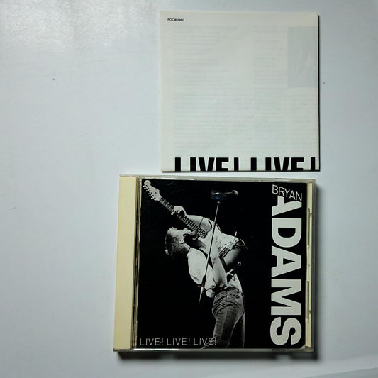 Bryan Adams – Live! Live! Live! (CD, 1994) Japan POCM-1980