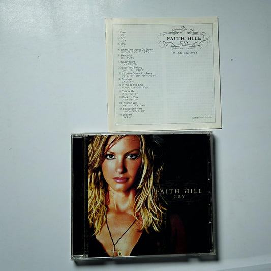 Faith Hill – Cry (CD, 2002) Japan WPCR-11325