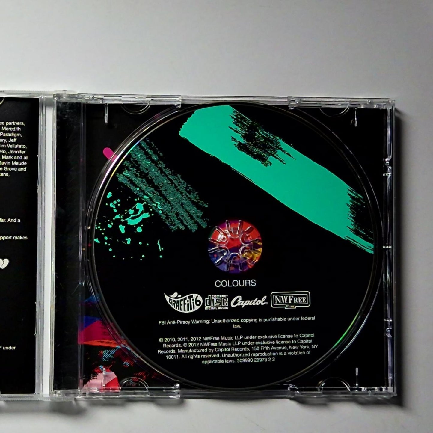 Graffiti6 – Colours (CD, 2012) US 509990 29973 2 2