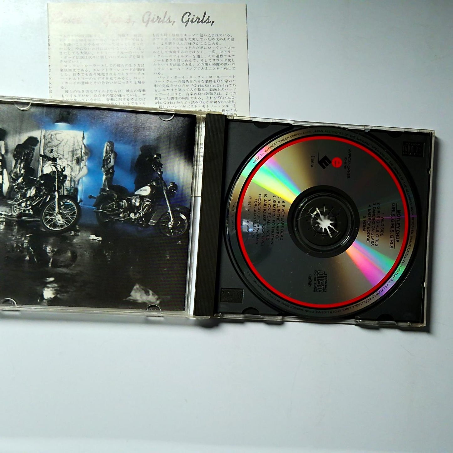 Mötley Crüe – Girls, Girls, Girls (CD, 1990) Japan WPCP-3445