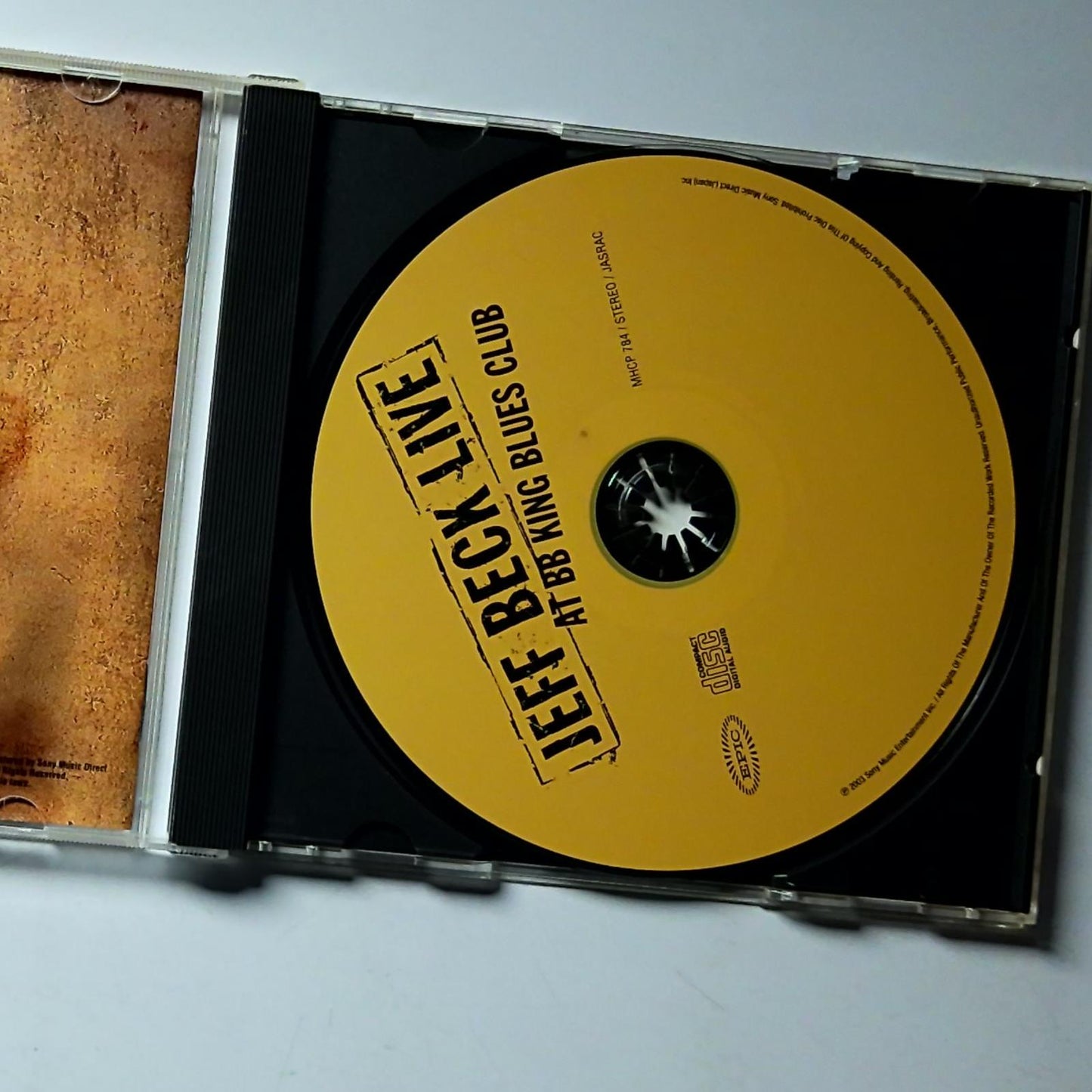 Jeff Beck – Live At BB King Blues Club (CD, 2005) Japan MHCP 784