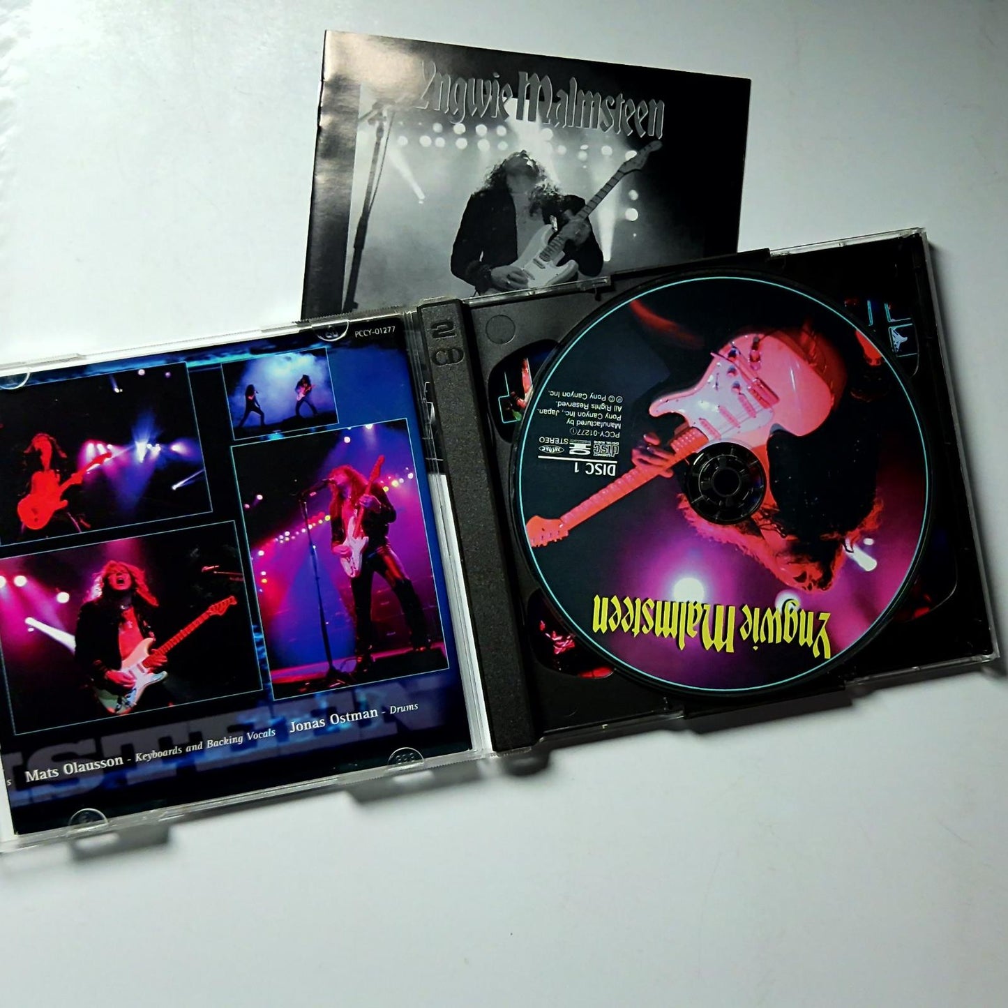 Yngwie Malmsteen – Live!! (CD, 2-Disc, 1998) Japan PCCY-01277