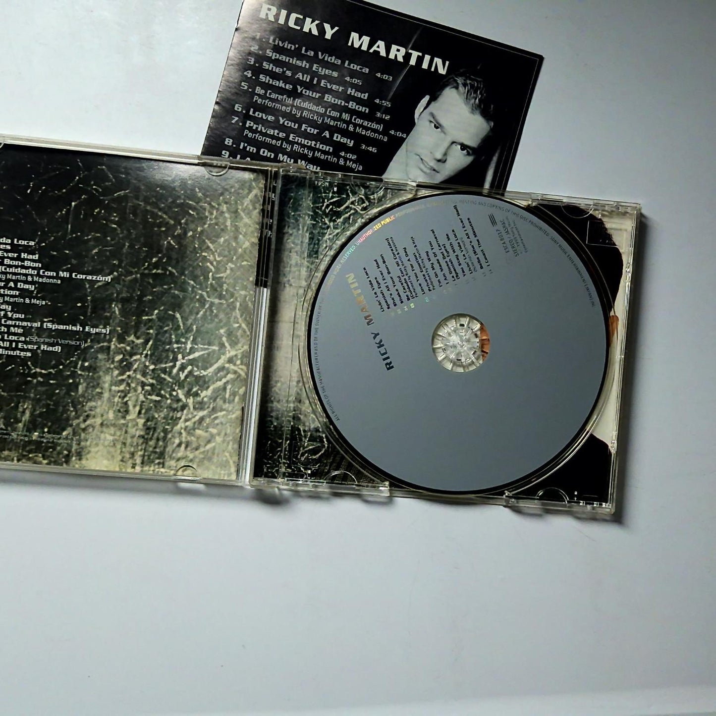 Ricky Martin – Ricky Martin (CD, 1999) Japan ESCA 8017