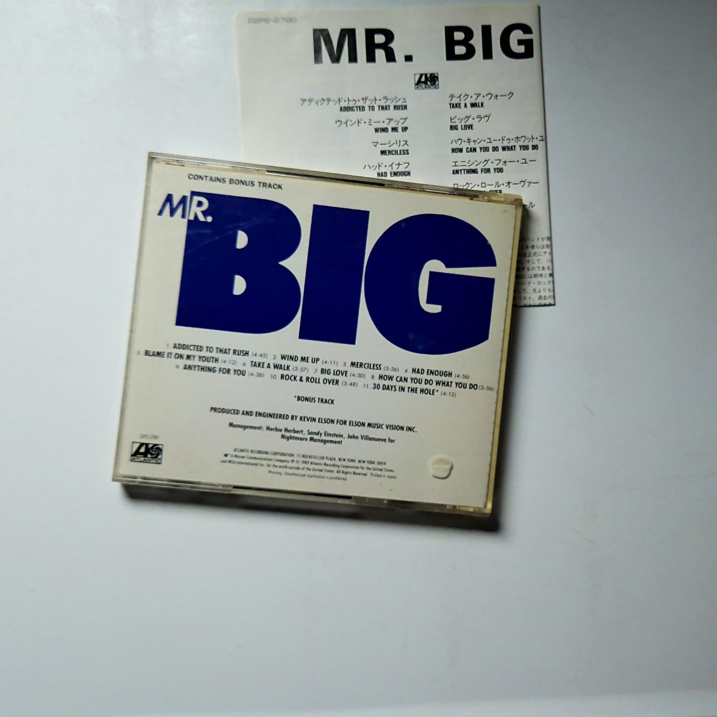 Mr. Big – Mr. Big (CD, 1989) Japan 22P2-2789