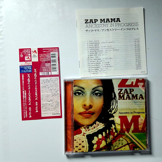 Zap Mama – Ancestry In Progress (CD, 2004) Japan Bonus Track Obi V2CP 195