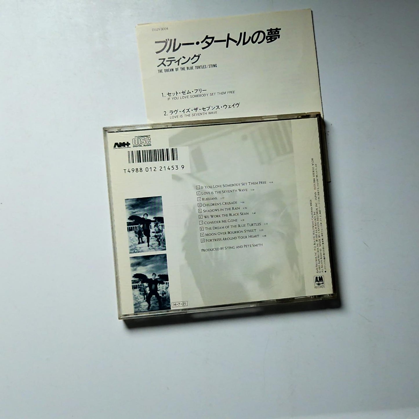 Sting – The Dream Of The Blue Turtles  (CD, 1986) Japan D32Y3004