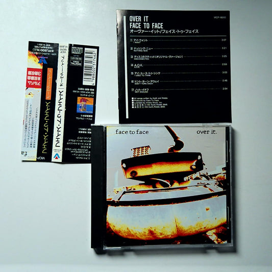 Face To Face – Over It (CD, 1995) Japan Bonus Track Obi VICP-18010