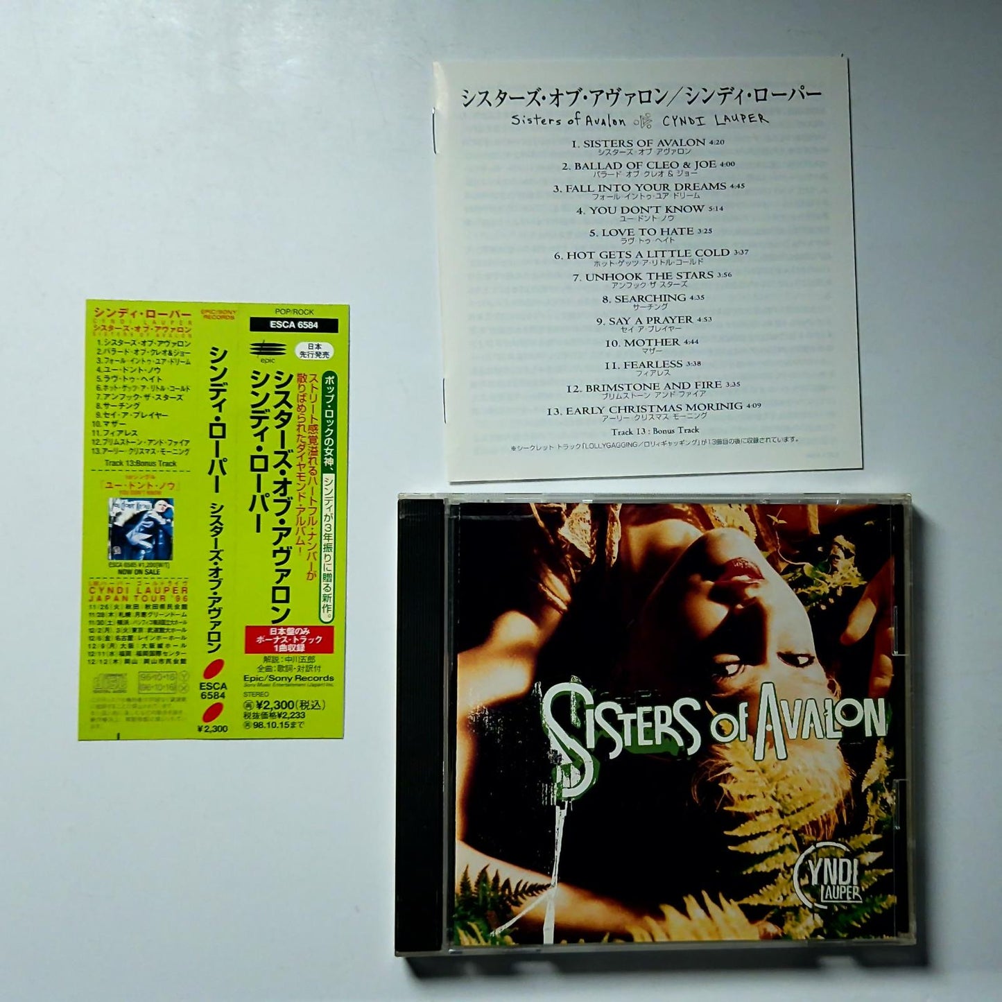 Cyndi Lauper – Sisters Of Avalon (CD, 1996) Japan obi ESCA 6584