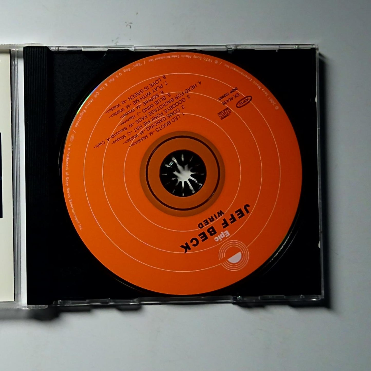 Jeff Beck – Wired (CD, 2001) US EK 85439