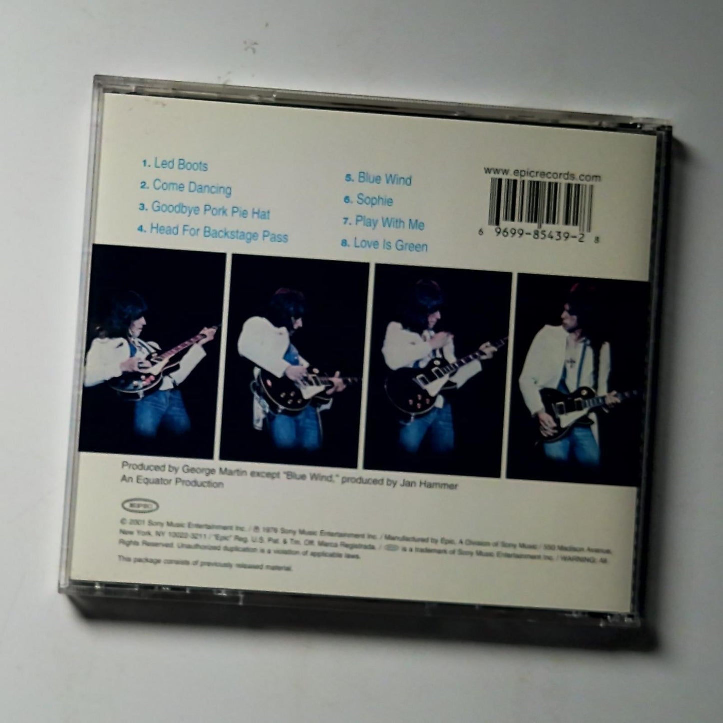 Jeff Beck – Wired (CD, 2001) US EK 85439