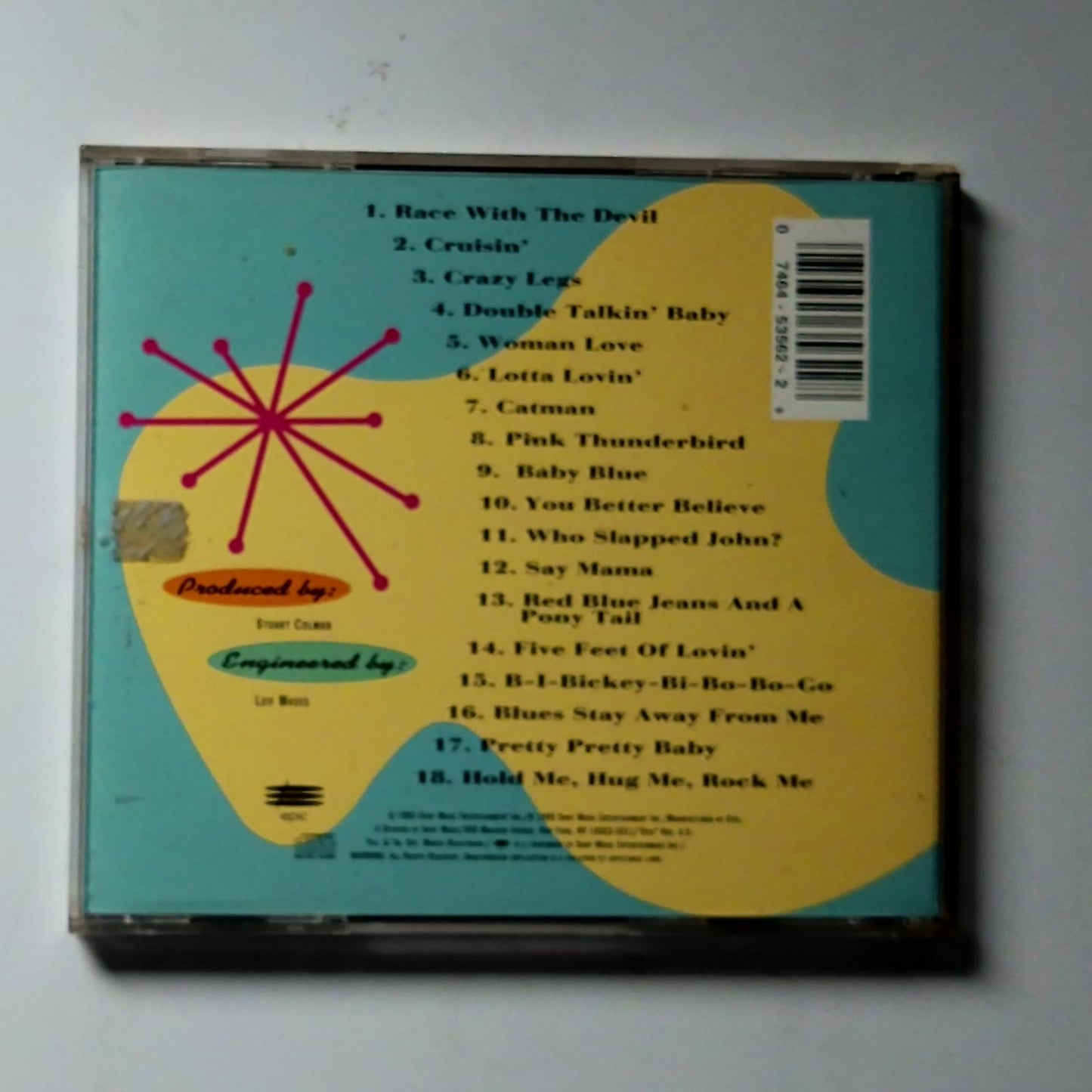 Jeff Beck, Big Town Playboys – Crazy Legs (CD, 1993) US EK 53562