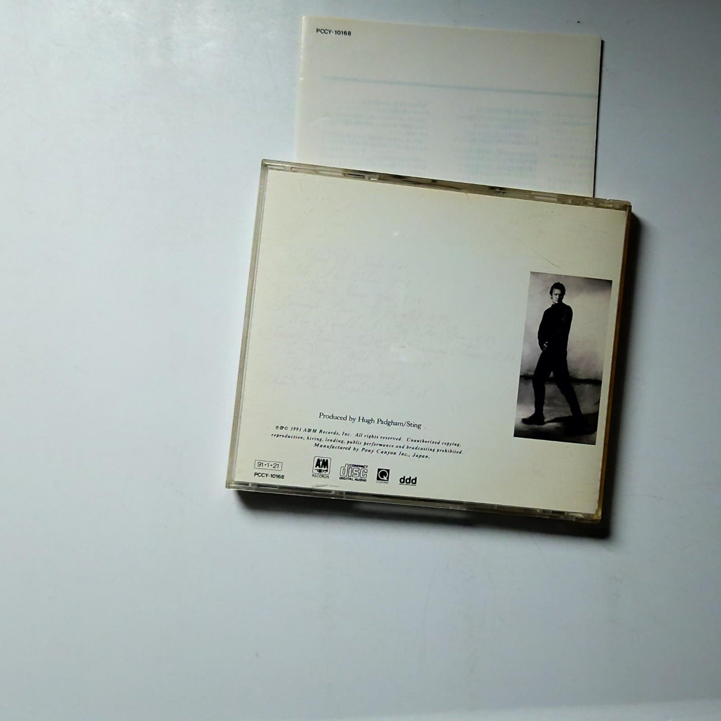 Sting – The Soul Cages (CD, 1991) Japan PCCY-10168