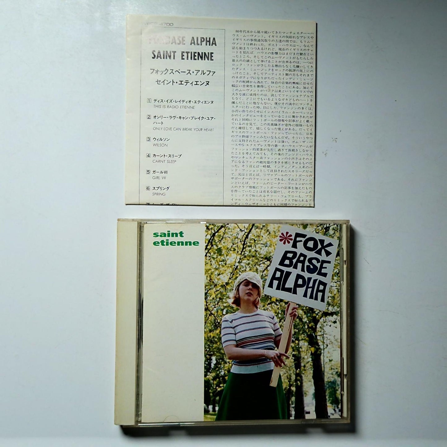 Saint Etienne – Foxbase Alpha (CD, 1992) Japan WPCP-4700