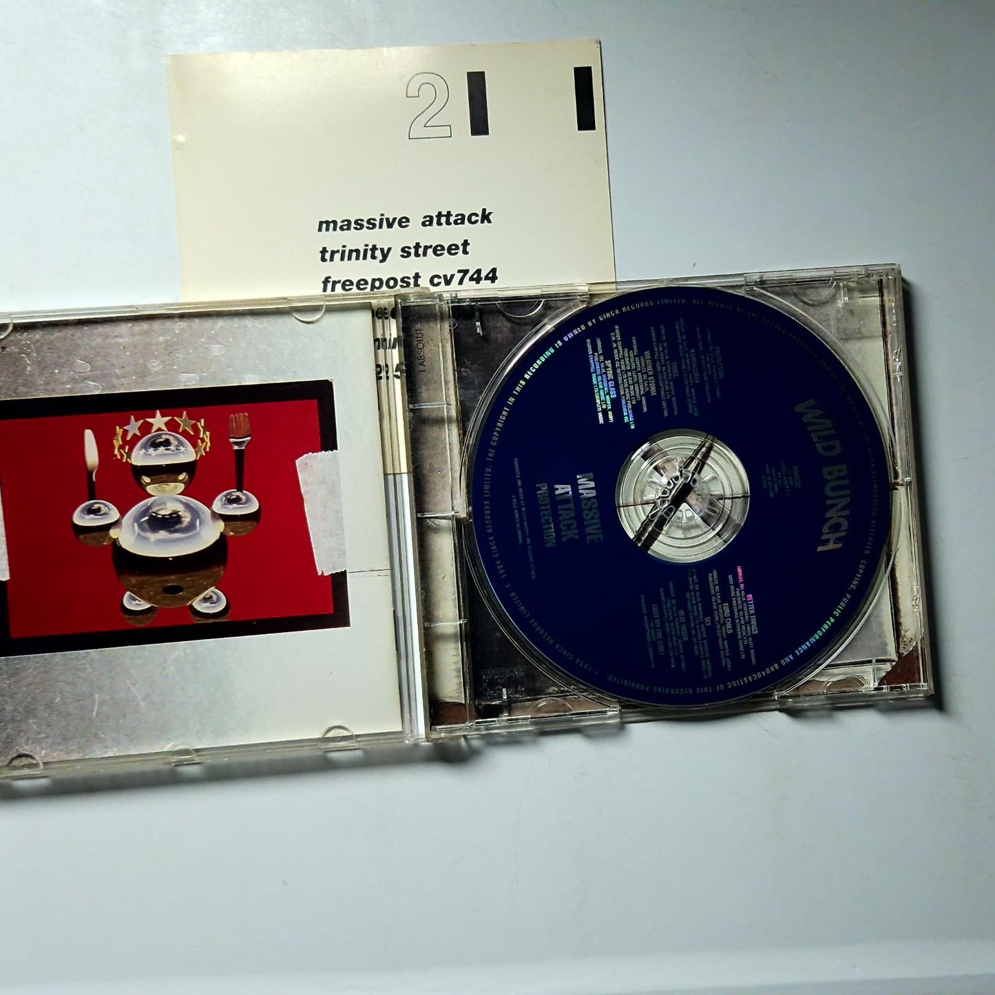 Massive Attack – Protection (CD, 1994) Europe wbrcd2
