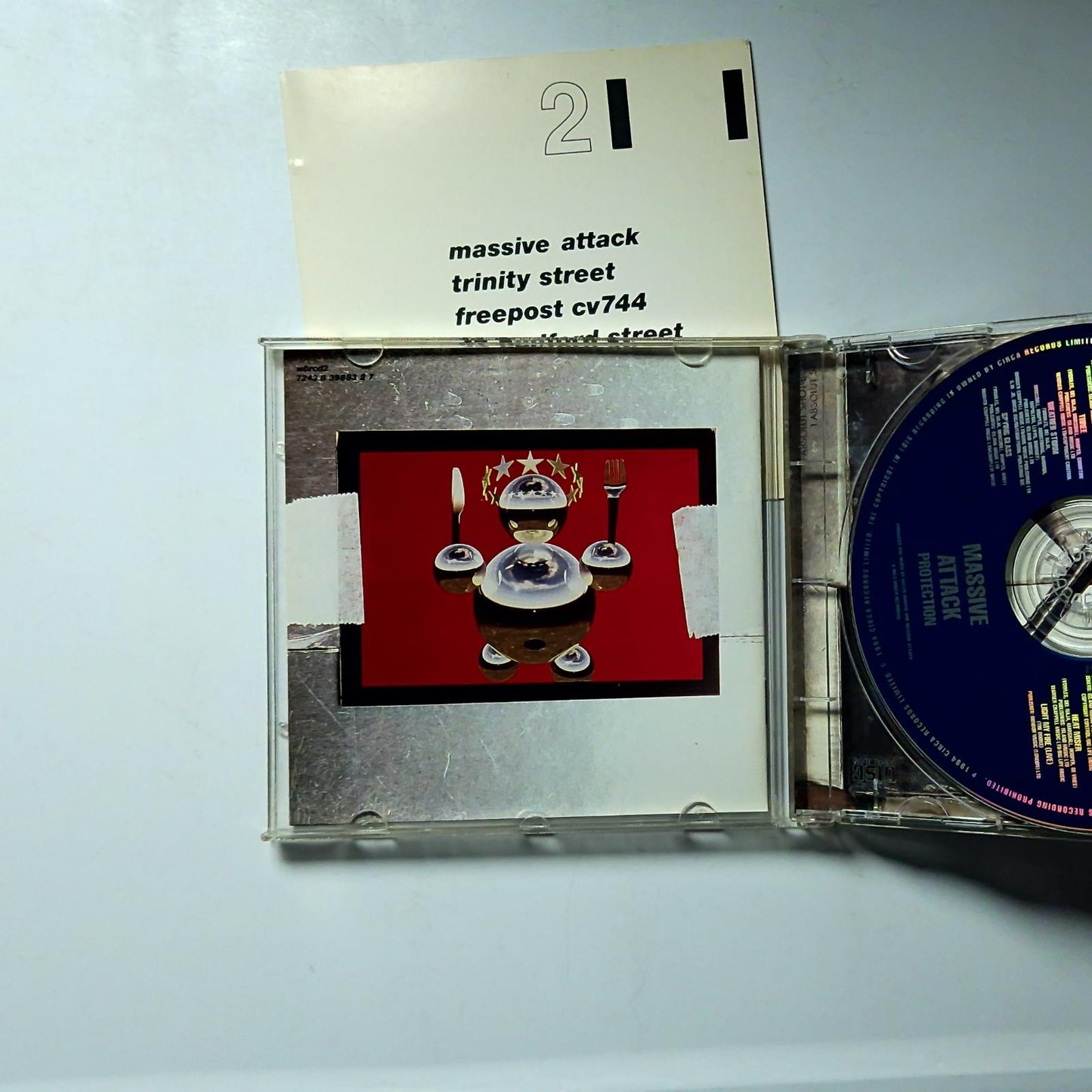 Massive Attack – Protection (CD, 1994) Europe wbrcd2