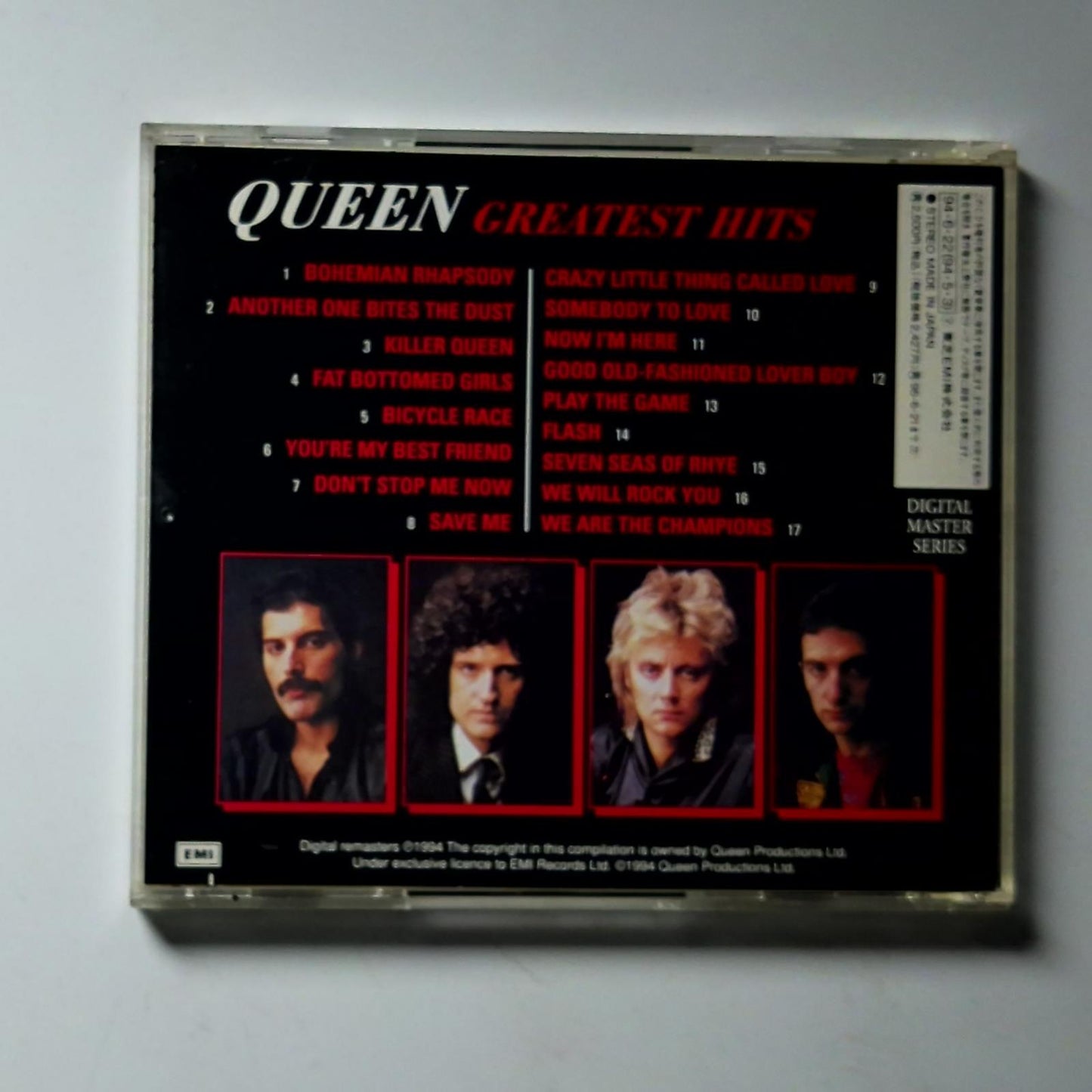 Queen – Greatest Hits (CD, 1994) Japan TOCP-8284