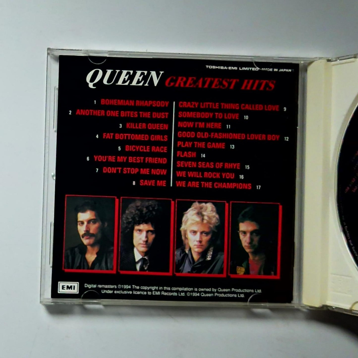 Queen – Greatest Hits (CD, 1994) Japan TOCP-8284