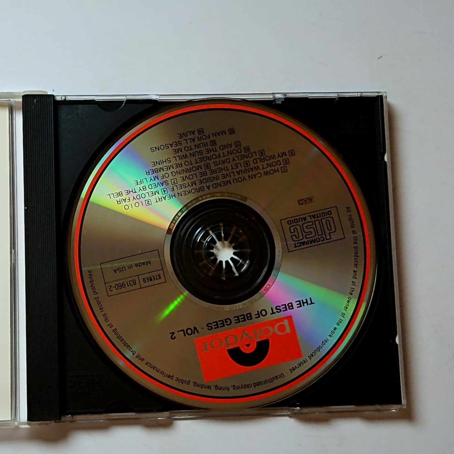 Bee Gees – Best Of Bee Gees Vol. 2 (CD, 1988) US 831 960-2