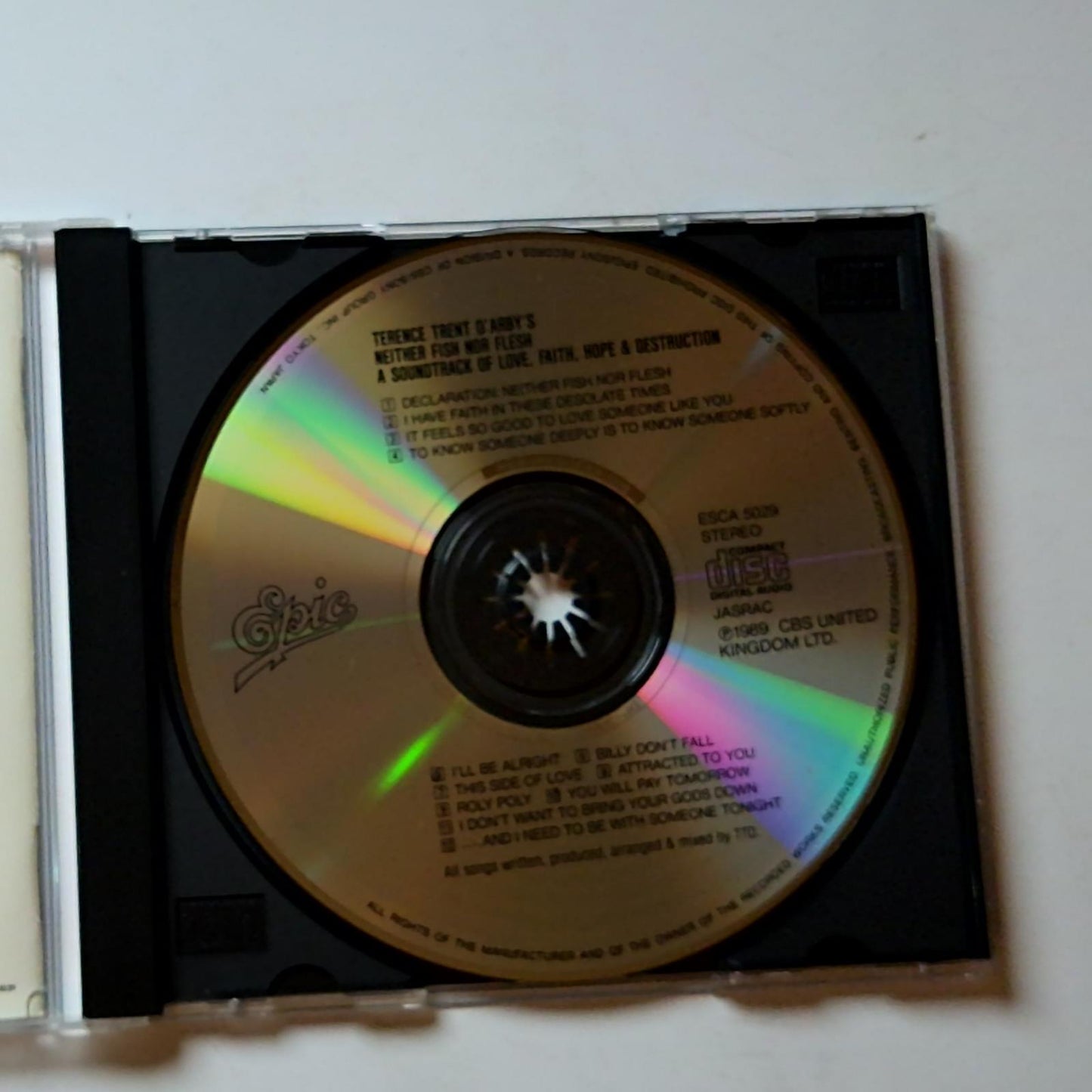 Terence Trent D'Arby's Neither Fish Nor Flesh: A Soundtrack Of Love CD  Japan