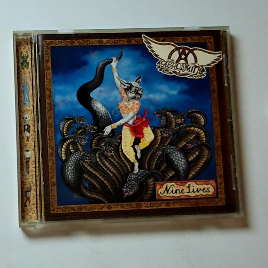 Aerosmith – Nine Lives (CD, 1997) Europe COL 485020 2