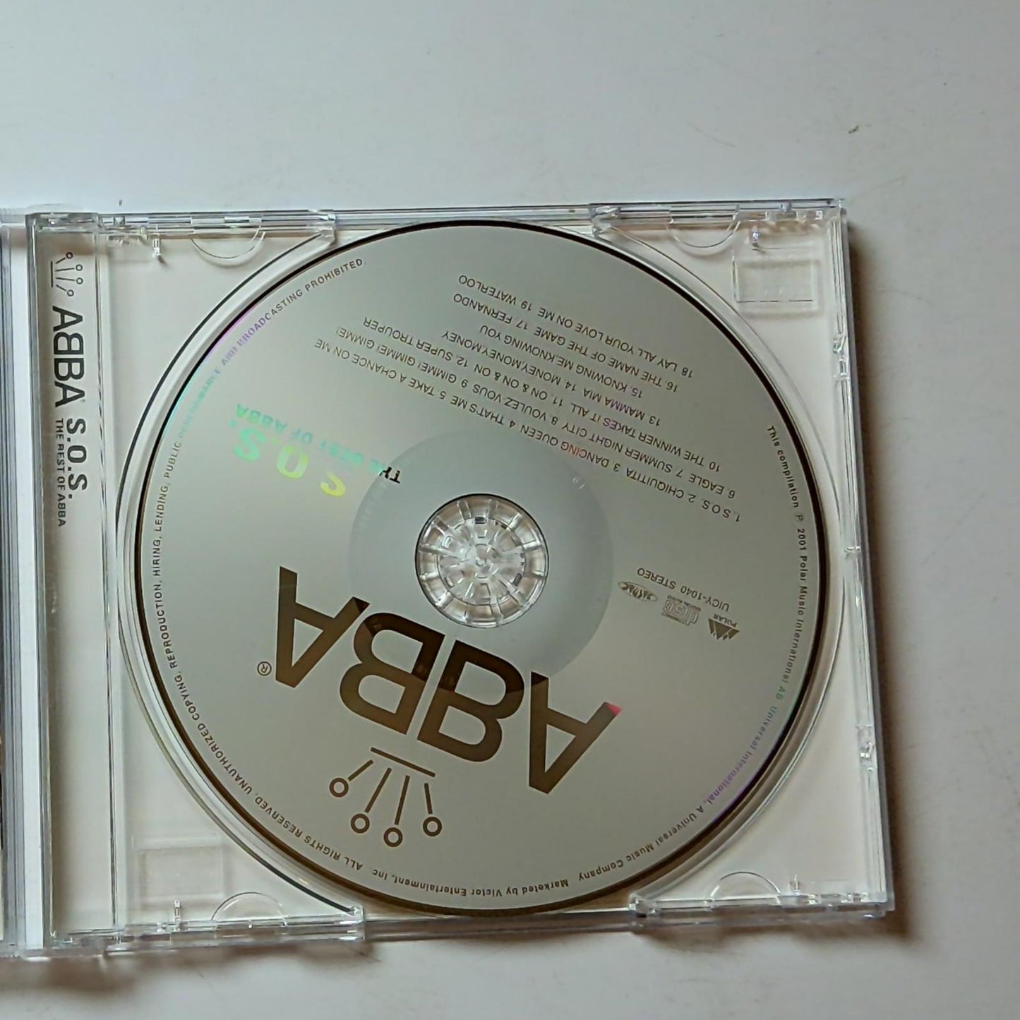 ABBA – S.O.S. (The Best Of ABBA) (CD, 2001) Japan UICY-1040
