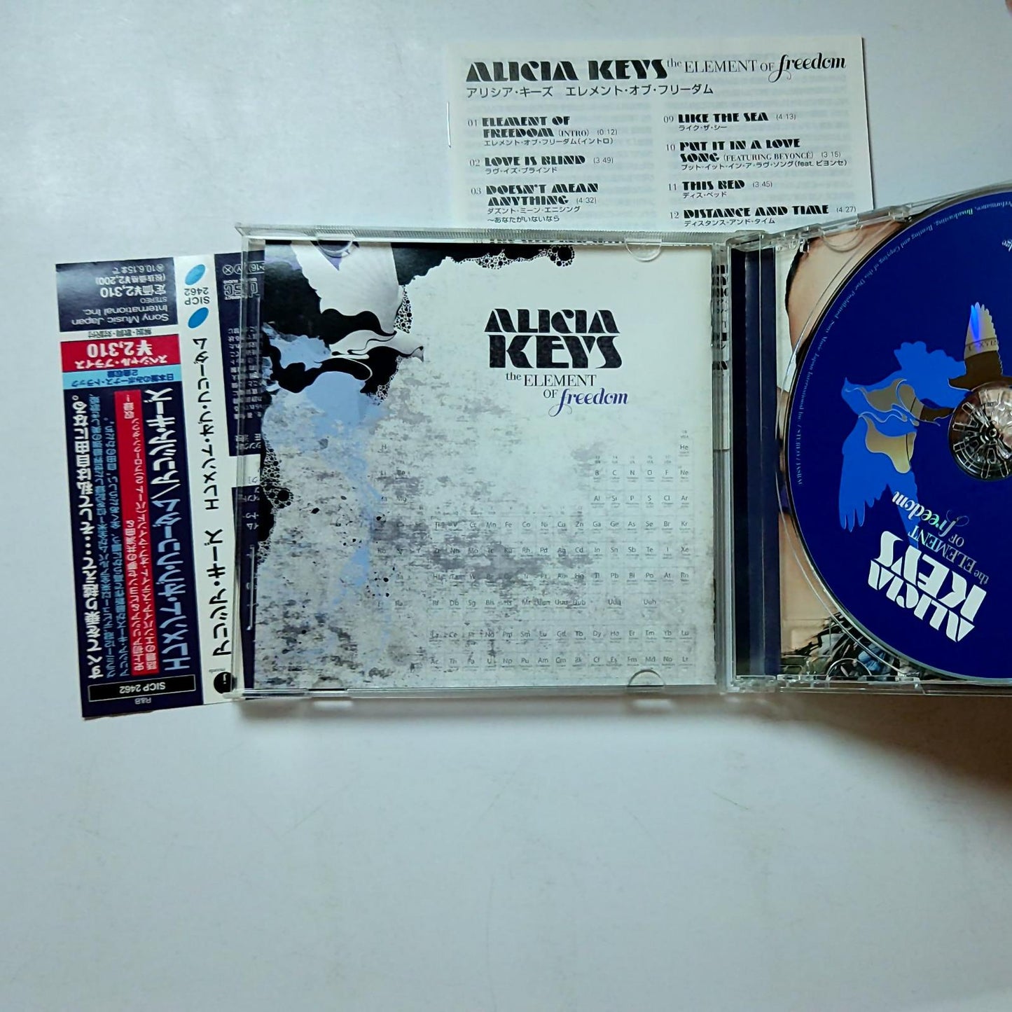 Alicia Keys – The Element Of Freedom (CD, 2009) Japan obi SICP 2462