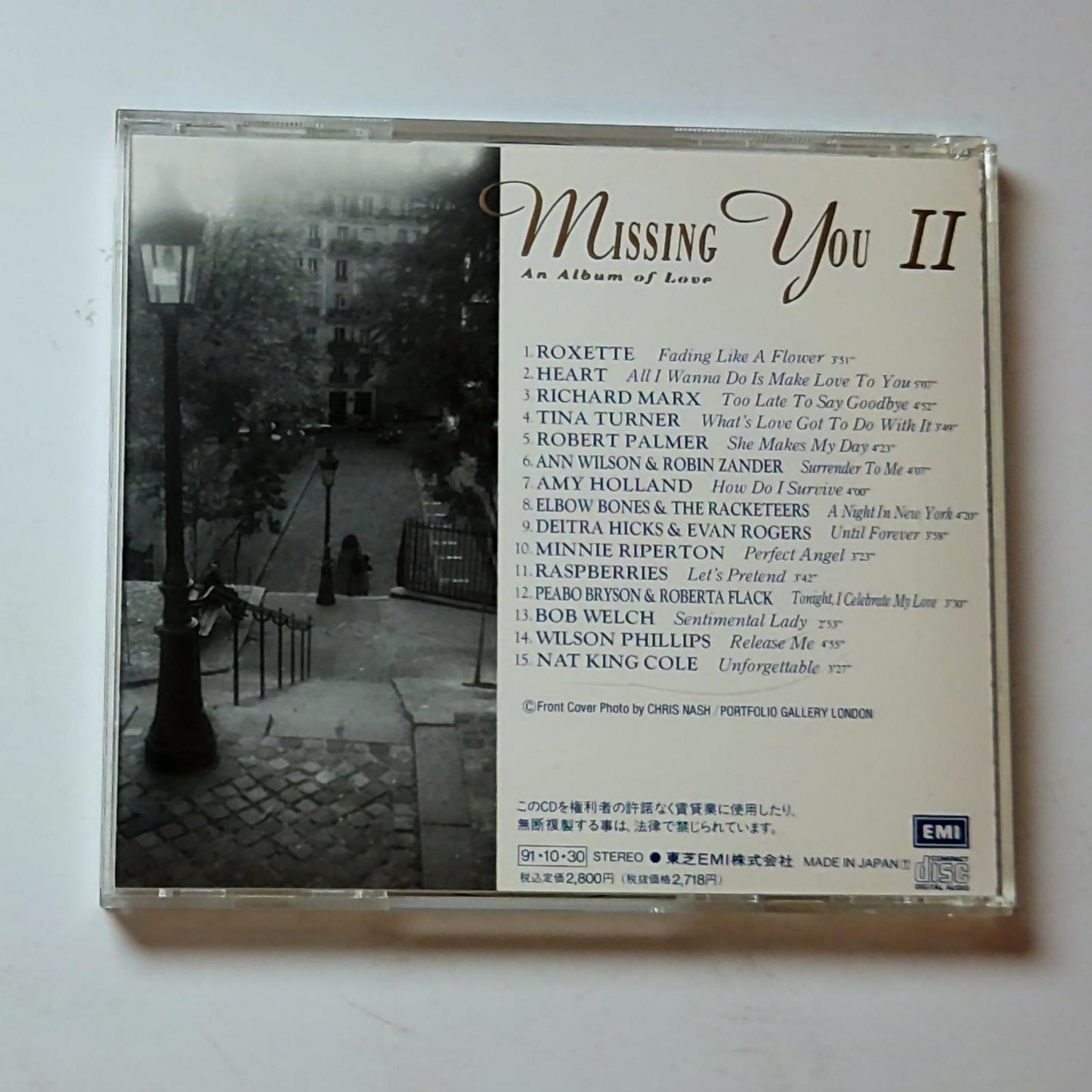 Various – Missing You II: An Album Of Love (CD, 1991) Japan TOCP-6888