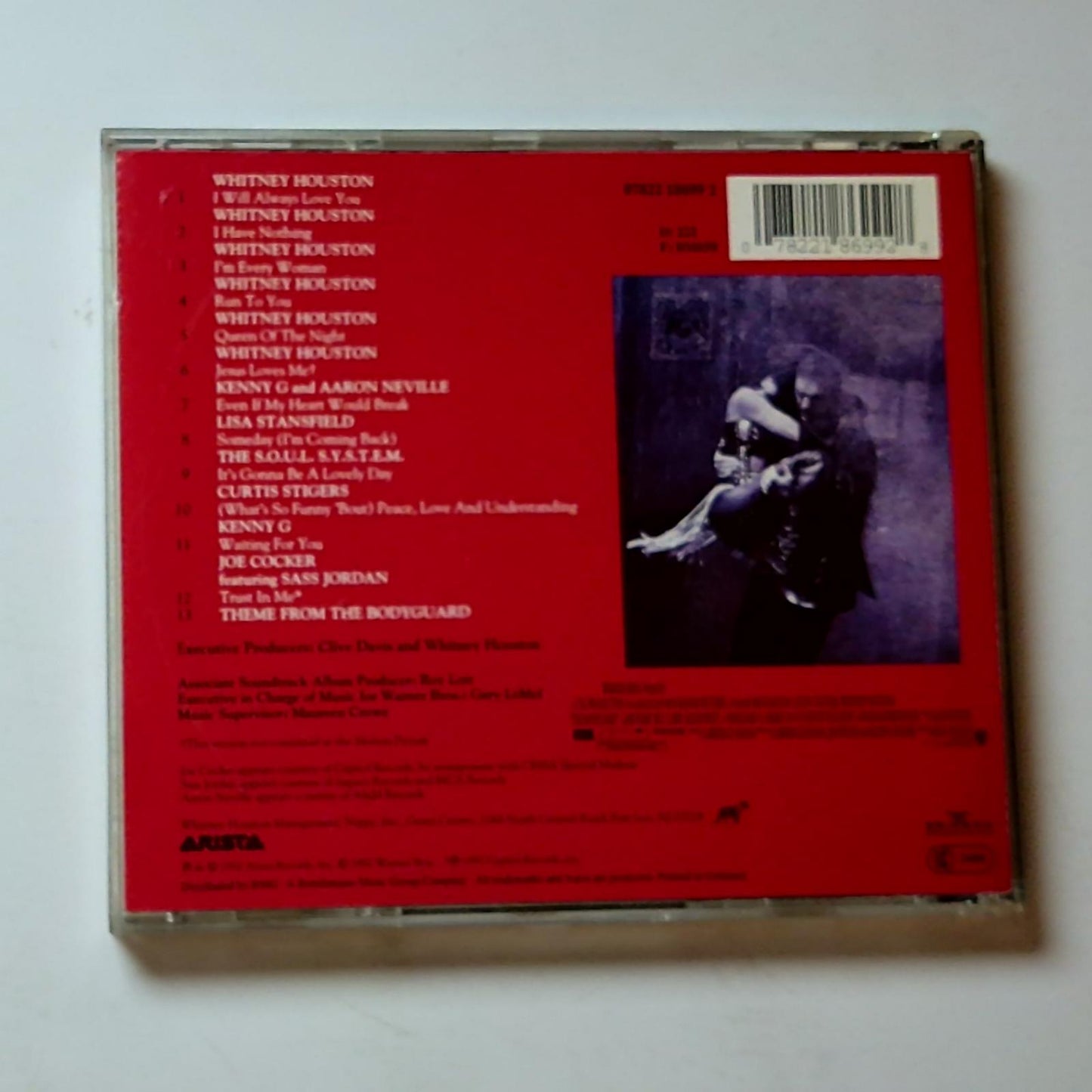 The Bodyguard (Original Soundtrack Album) (CD, 1992) Europe 07822-18699-2
