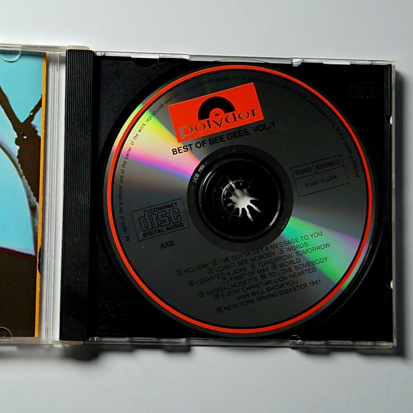 Bee Gees – Best Of Bee Gees (CD, 1987) US 831 594-2