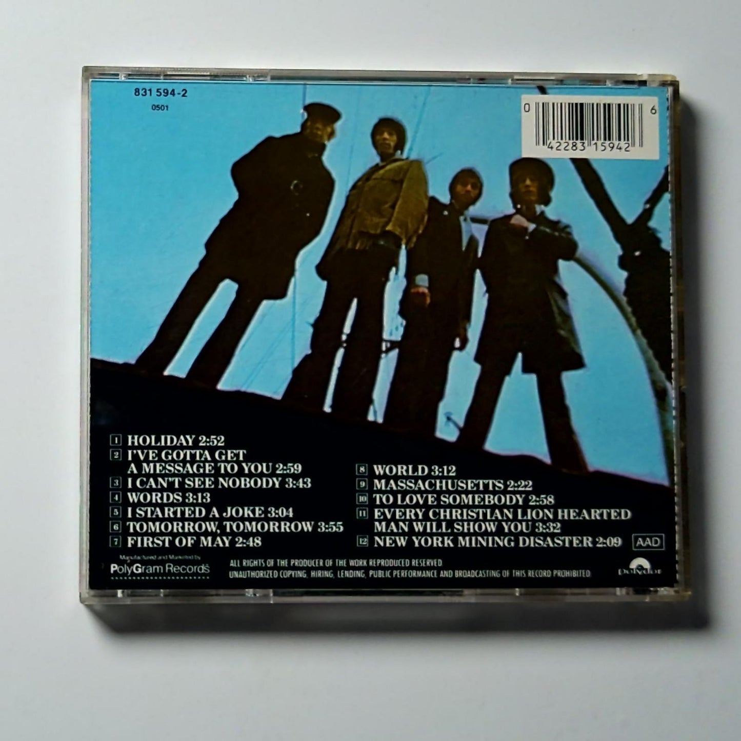 Bee Gees – Best Of Bee Gees (CD, 1987) US 831 594-2