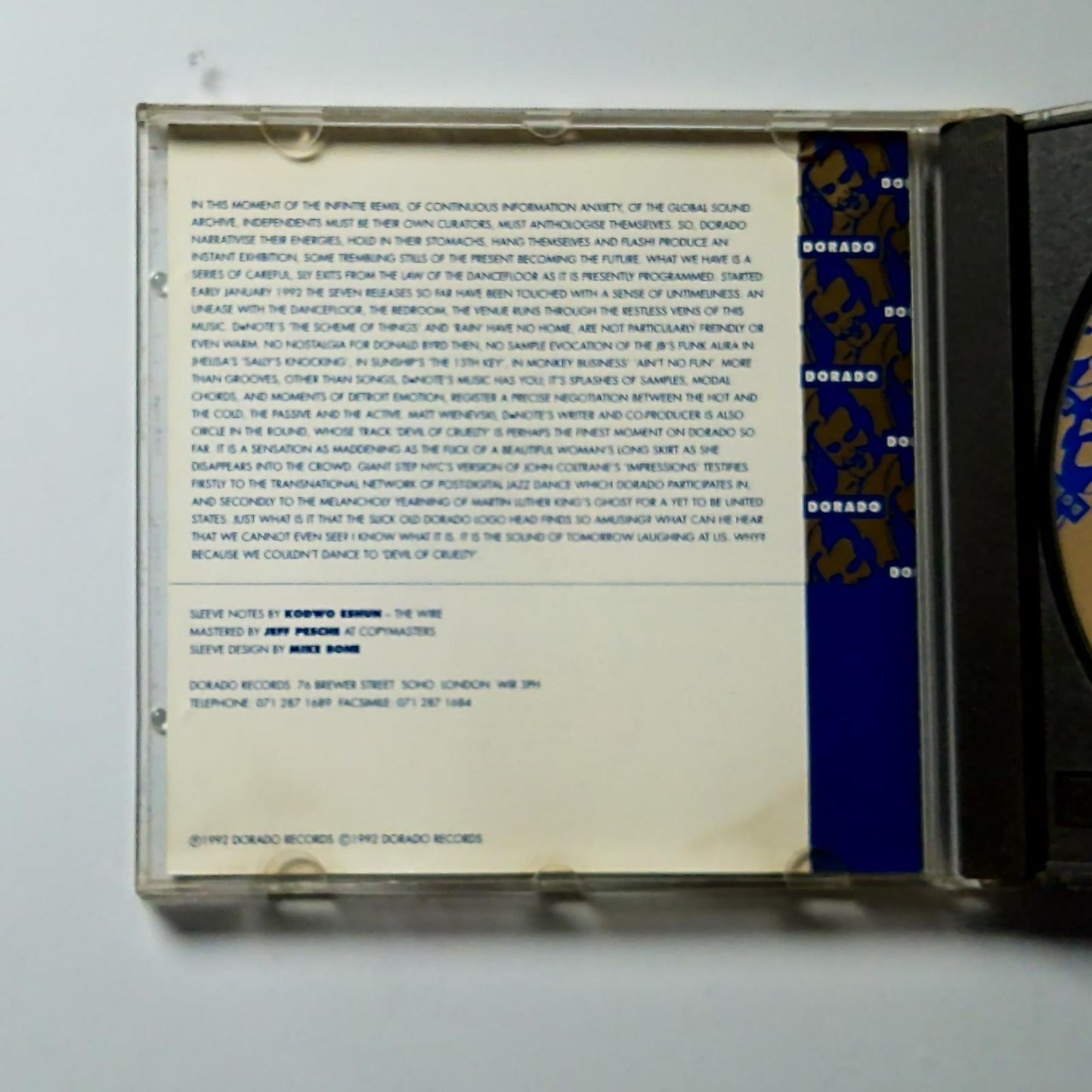 Dorado – A Compilation (CD, 1992) UK DOR008CD
