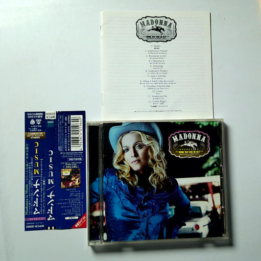 Madonna – Music (CD, 2000) Japan Bonus Track Obi WPCR-10900